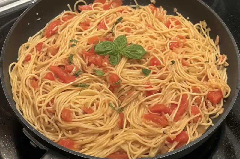 Tomato and Garlic Pasta