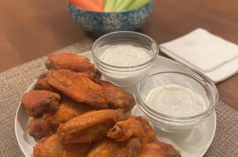 Crispy Baked Buffalo Wings