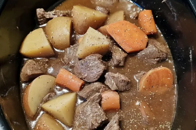 Easy Slow Cooker Beef Stew