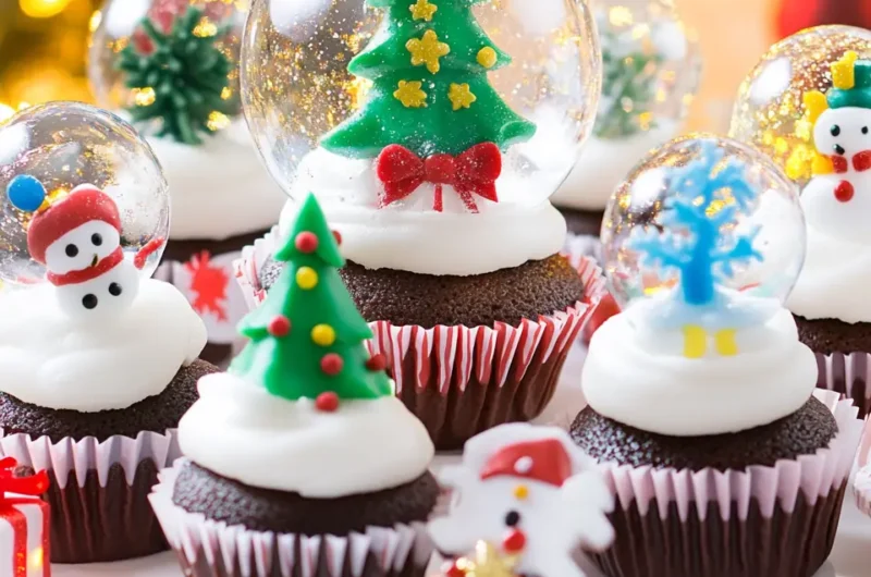 Snow Globe Cupcakes